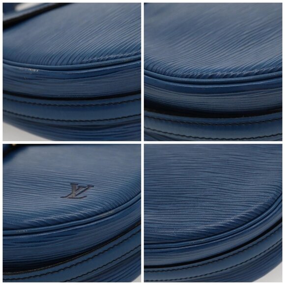 LOUIS VUITTON Epi June Feuille Shoulder Bag Blue - Picture 16 of 16